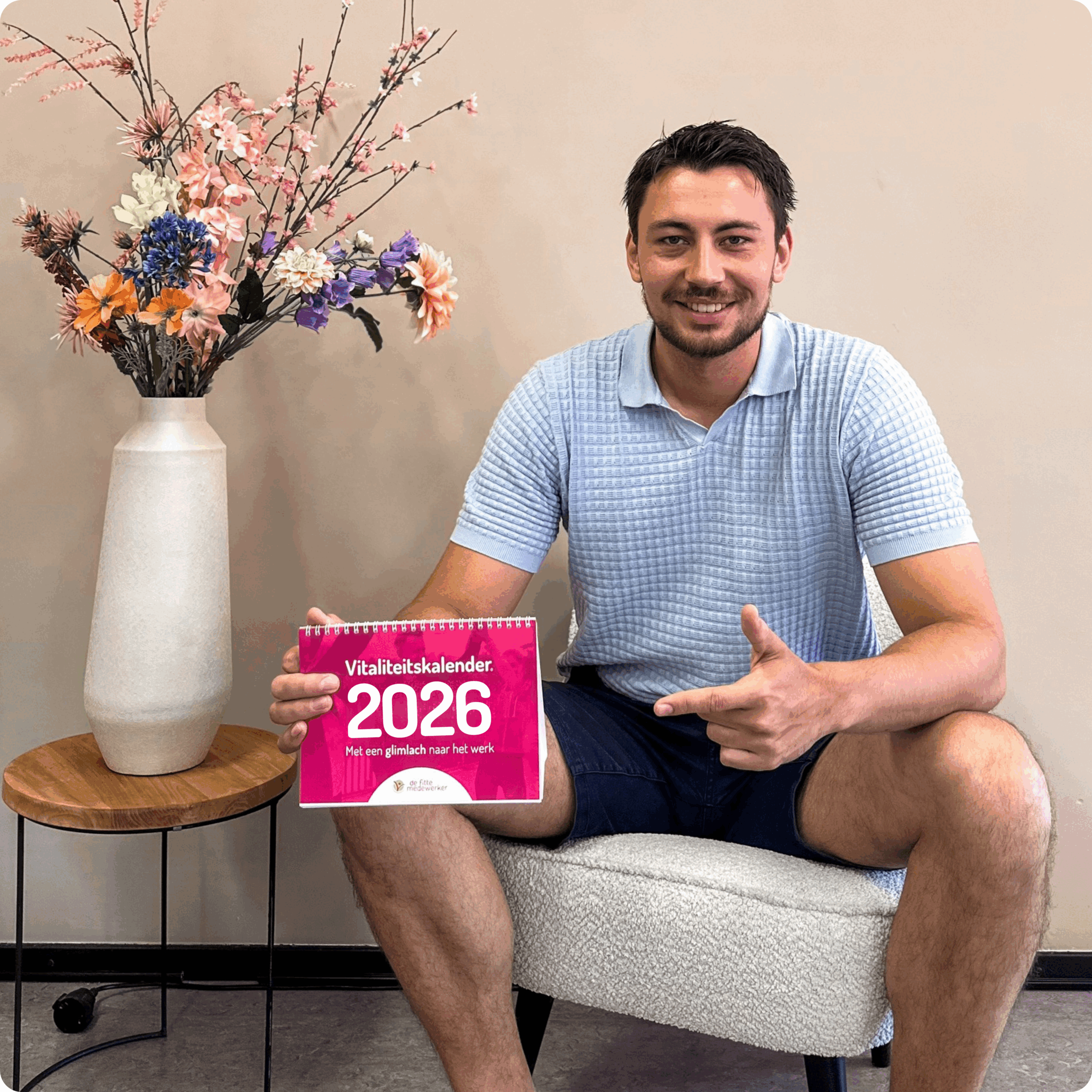 Vitaliteitskalender 2026 De Fitte Medewerker